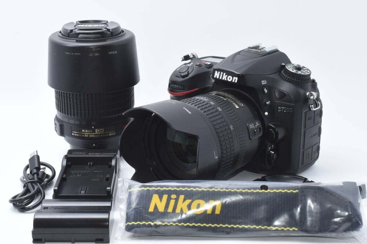 ★1円出品★ ニコン Nikon D7200 ダブルレンズセット