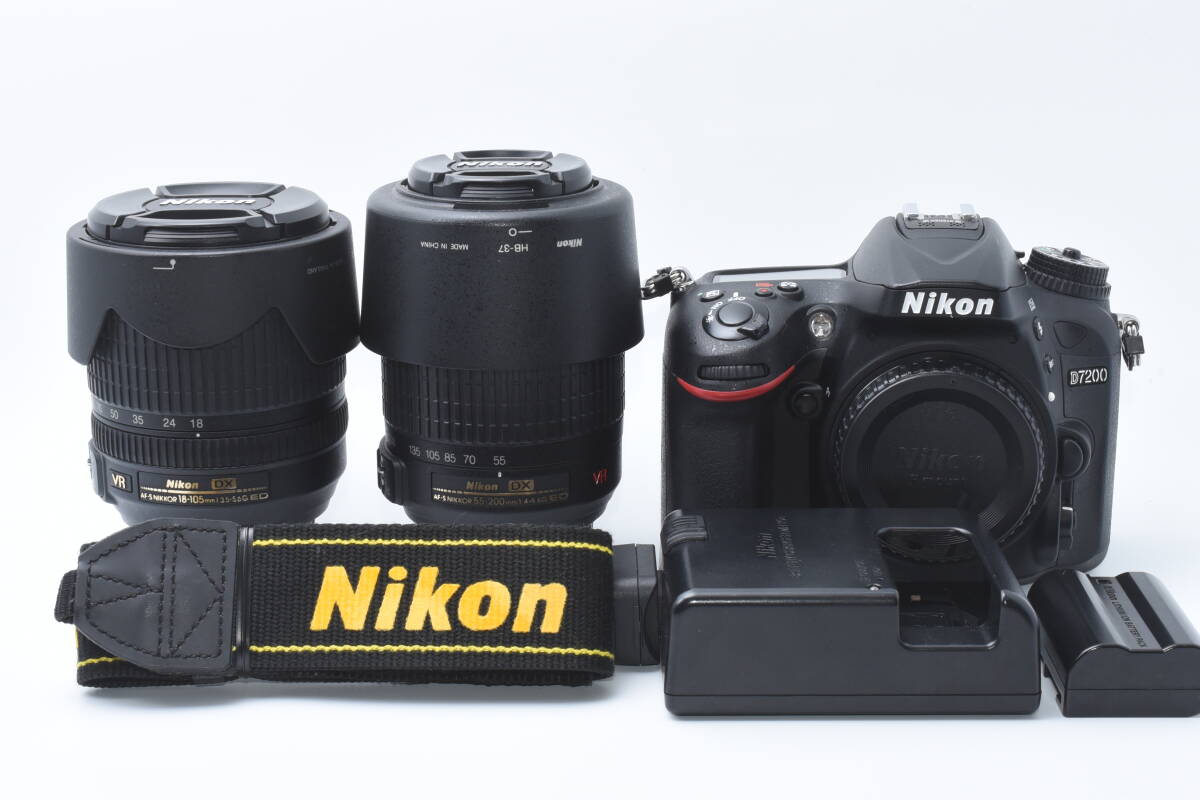 ★1円出品★ ニコン Nikon D7200 ダブルレンズセット
