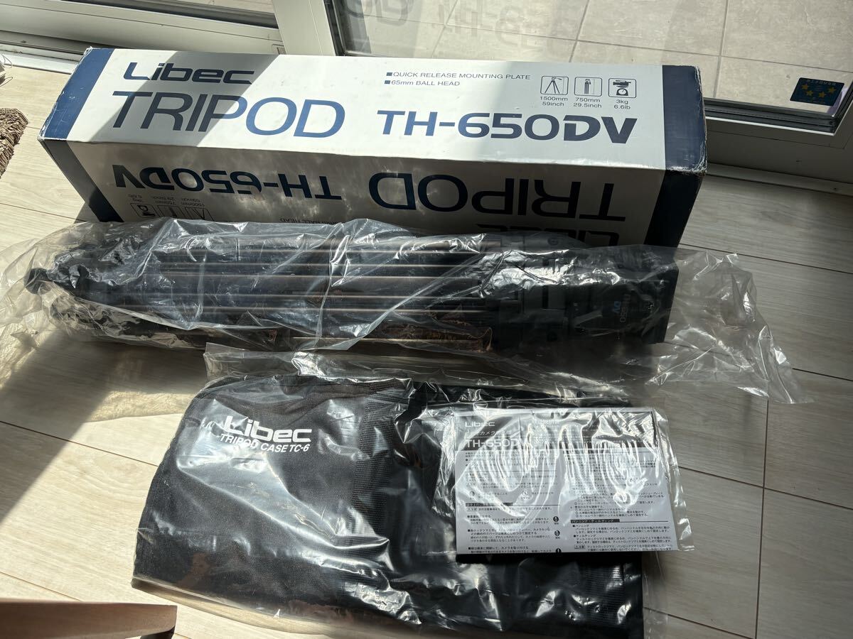 新品未使用 Libec ビデオ三脚 DVシリーズ TH-650DV キャリングケース付