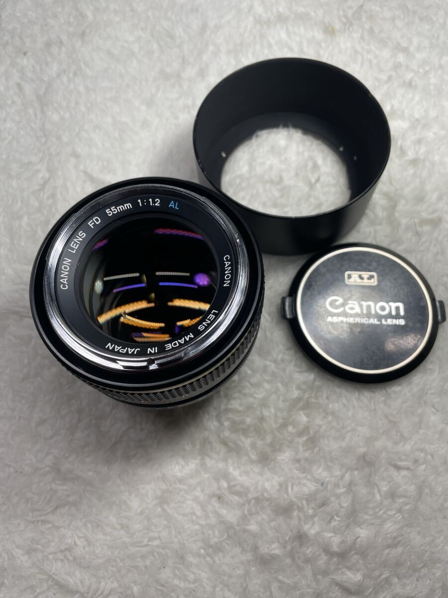 希少 初期 AL 青文字 Canon FD 55mm f1.2 AL Blue Aspherical キャノン レンズ