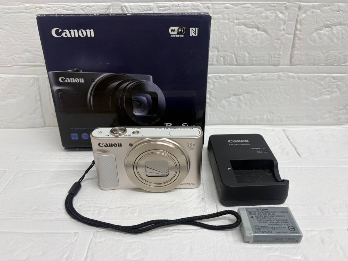 【3052 0731】中古品　Canon パワーショット　SX620HS コンパクトデジタルカメラ　通電確認済み　キャノン