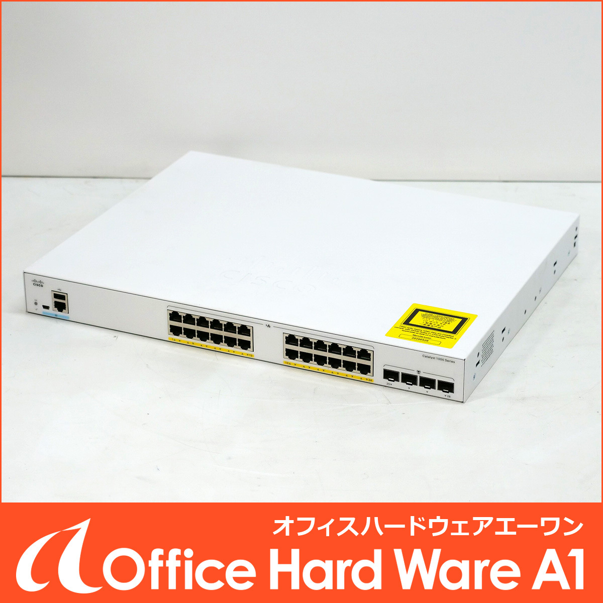 Cisco C1000-24FP-4G-L V01 スイッチ (Cisco Catalyst 1000 シリーズ) 中古 シスコ 初期化済み S2511-8428-KL-MI