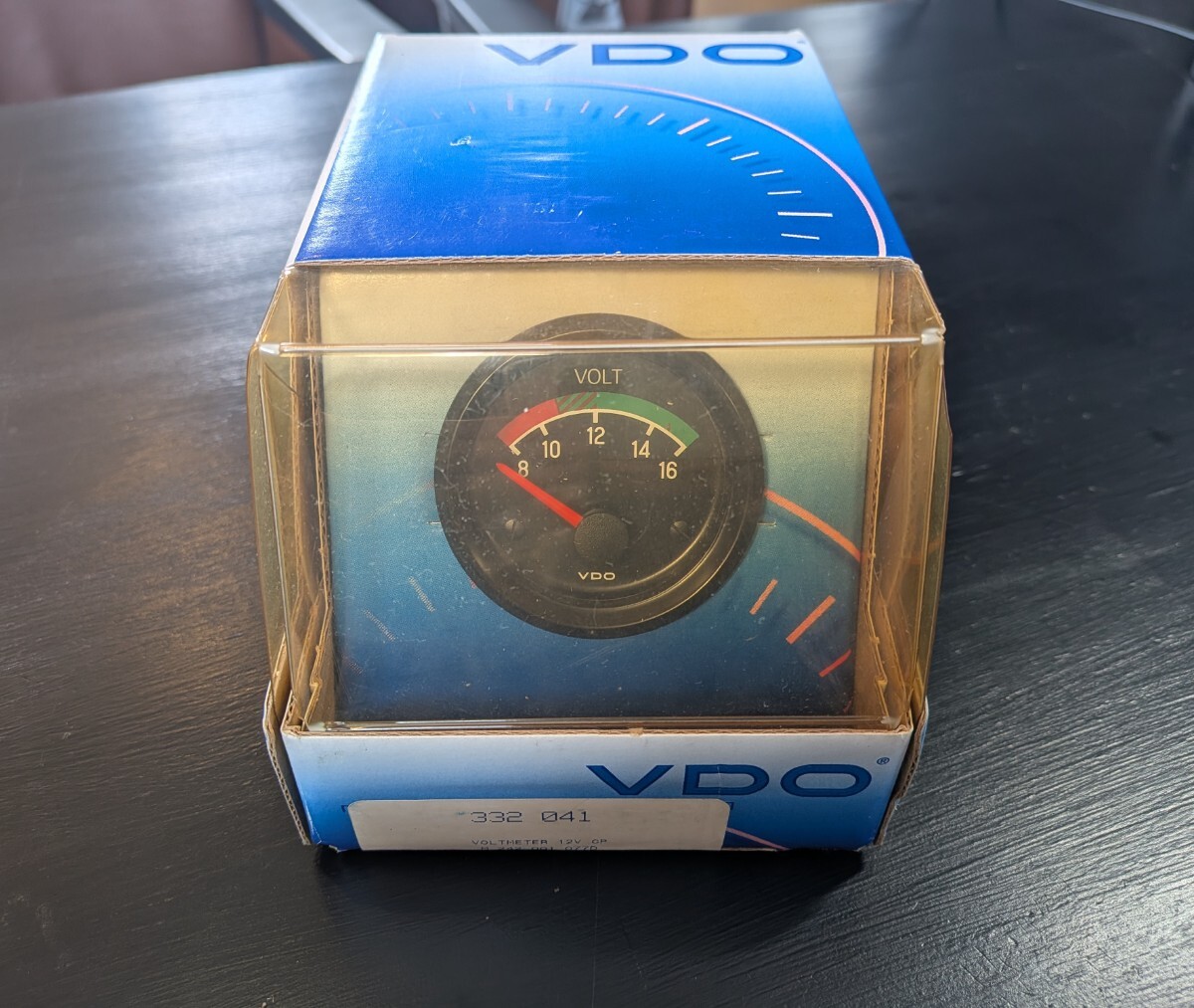 VDO メーター 電圧計 ボルトメーター 332 041 VOLT 12V 未使用 ローバー ミニ 空冷 VW ビートル ポルシェ スバル ジムニー アメ車 C-V-003