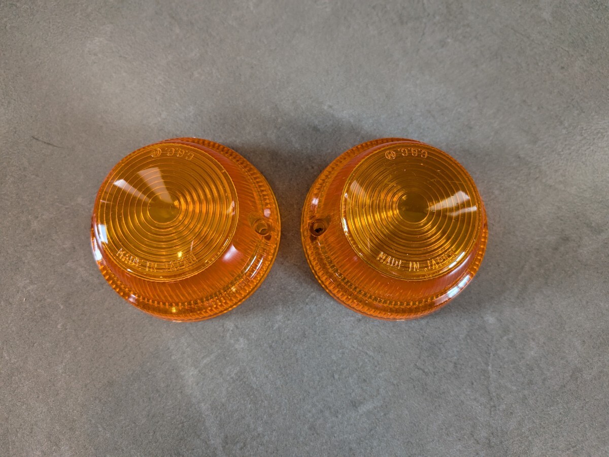 新品 HONDA ホンダ スーパーカブ 純正 CGC ウインカー レンズ 2個セット 33402-086-003 検（シャリーダックス CY50 CB50 CB90 B-H-029