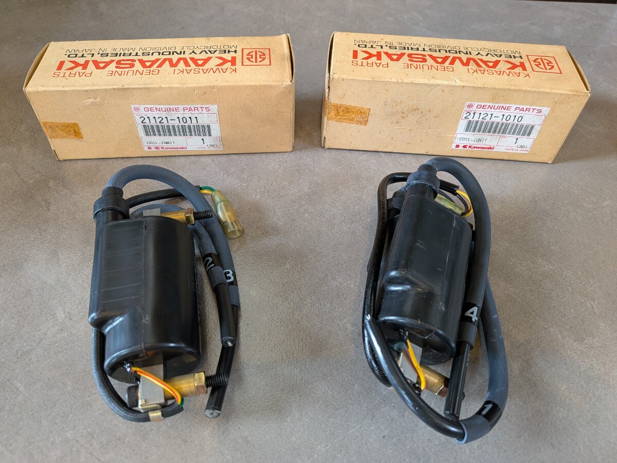 Z400FX　イグニッションコイル　E1　E2　E3　純正　新品　未使用　カワサキ　廃盤品　#1&4　#2&3　B-K-053
