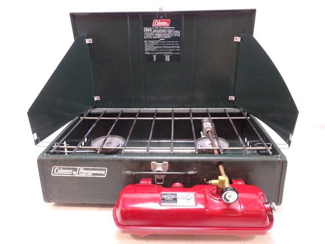 現状品 Coleman コールマン 413H パワーハウス ツーバーナー 3000000391 ツーバーナー キャンプ アウトドア