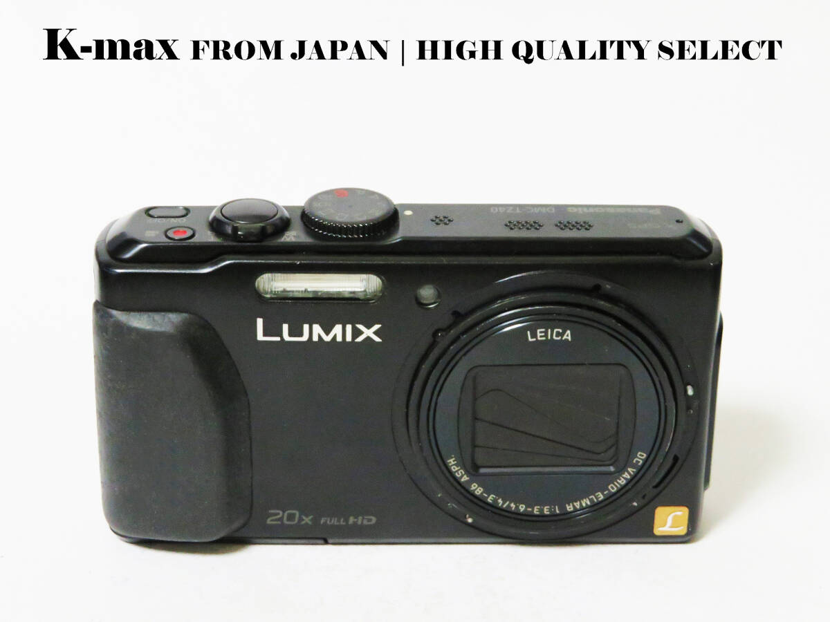 レンズリングなし【極上美品】 Panasonic Lumix DMC-TZ40 Black 正常動作品 [Top Mint] Y2K CCD Sensor Classic #8534