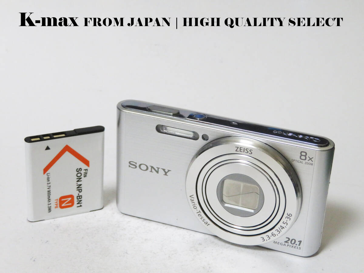 【極上美品】 Sony Cyber-shot DSC-W830 Silver 正常動作品 [Top Mint] Y2K CCD Sensor Classic #8627