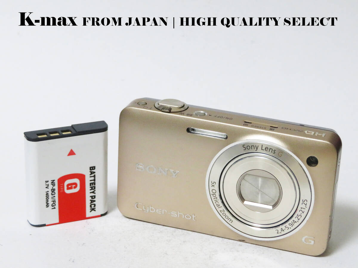 【極上美品】 Sony Cyber-shot DSC-WX5 Gold 正常動作品 [Top Mint] Y2K CMOS Sensor Classic #8646