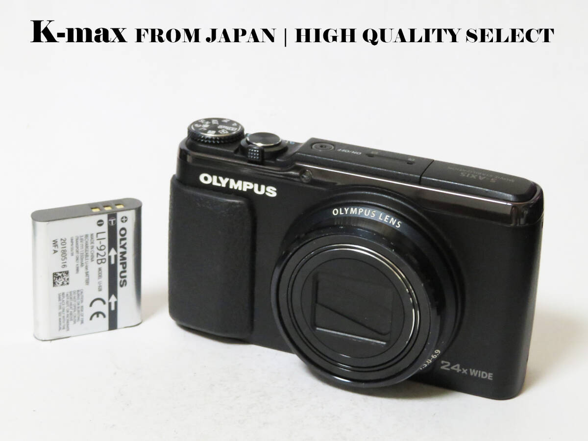 【極上美品】 Olympus SH-60 Black 正常動作品 [Top Mint] CMOS Sensor Classic #8666