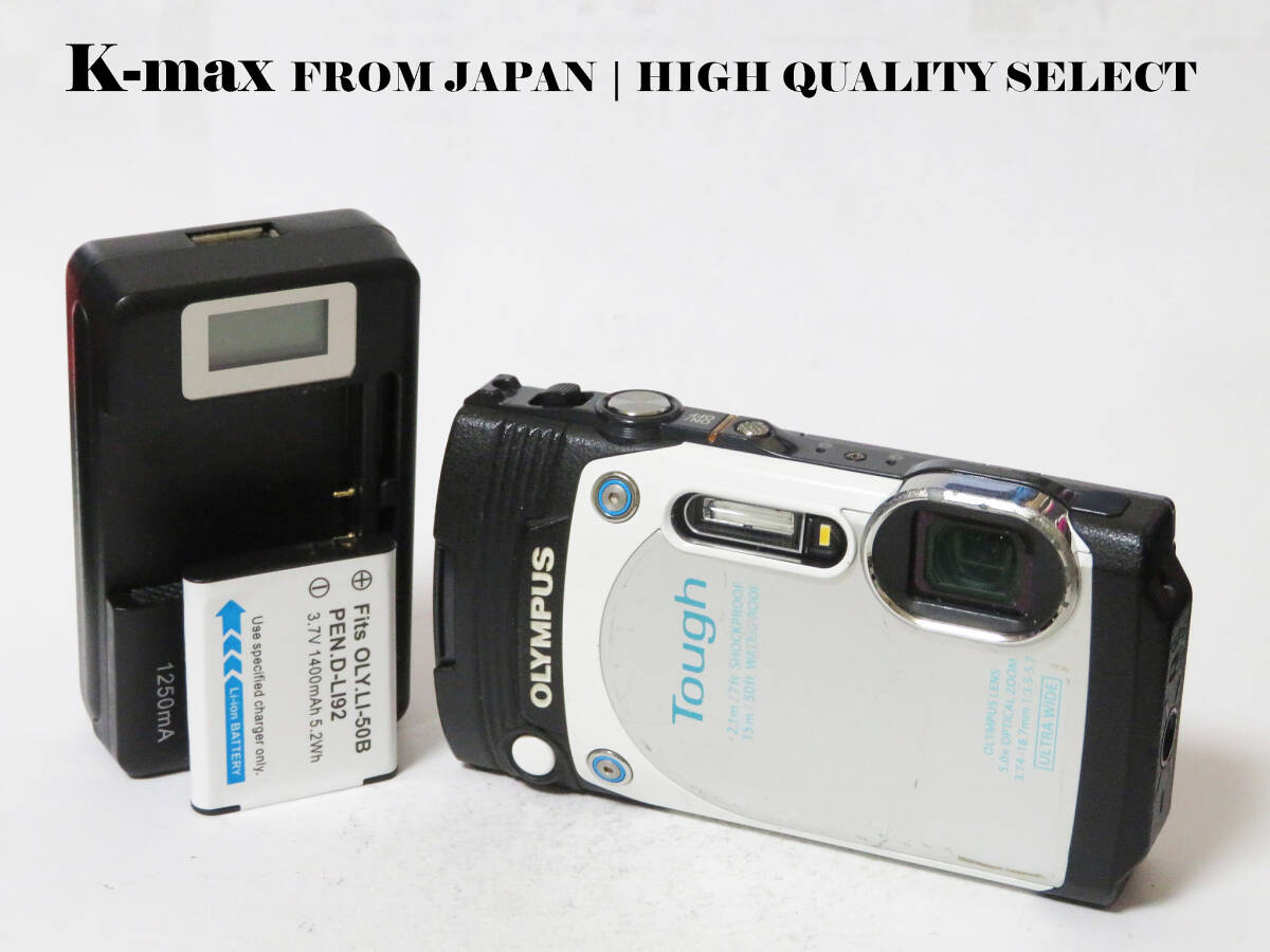 【極上美品】 Olympus Tough TG-870 White 正常動作品 [Top Mint] CMOS Sensor Classic #8669