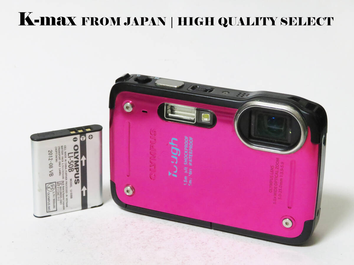 【極上美品】 Olympus Tough TG-620 Pink 正常動作品 [Top Mint] CMOS Sensor Classic #8674