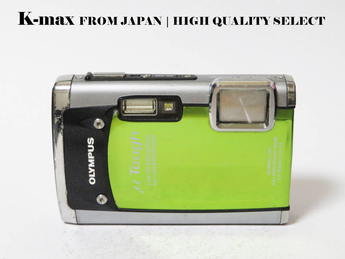 【美品】 Olympus μ Tough-6020 Green 正常動作品 [Top Mint] CCD Sensor Classic #8750