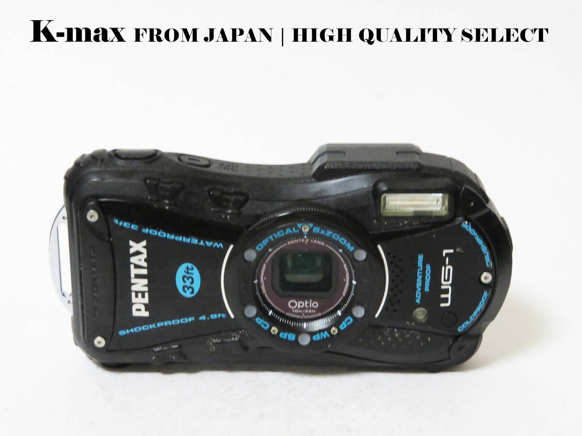 【極上美品】 Pentax Optio WG-1 Black 正常動作品 [Top Mint] Y2K CCD Sensor Classic #8784