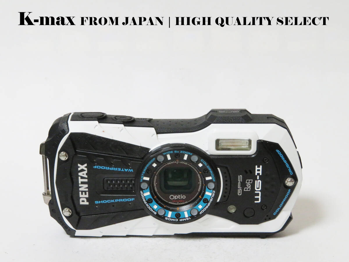 訳あり品 【極上美品】 Pentax Optio WG-2 GPS White 正常動作品 [Top Mint] Y2K CCD Sensor Classic #8794