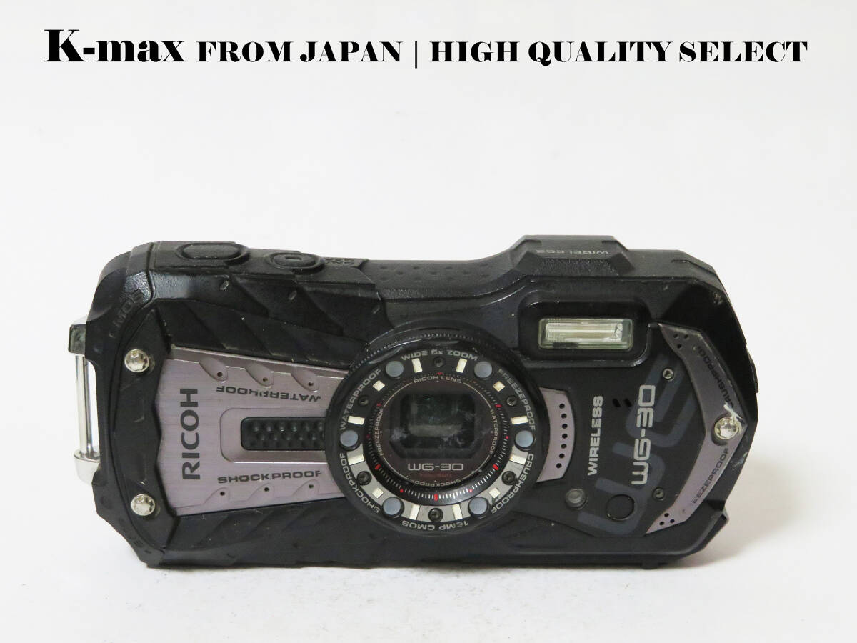 【極上美品】 Ricoh WG-30 Black 正常動作品 [Top Mint] Y2K CCD Sensor Classic #8800