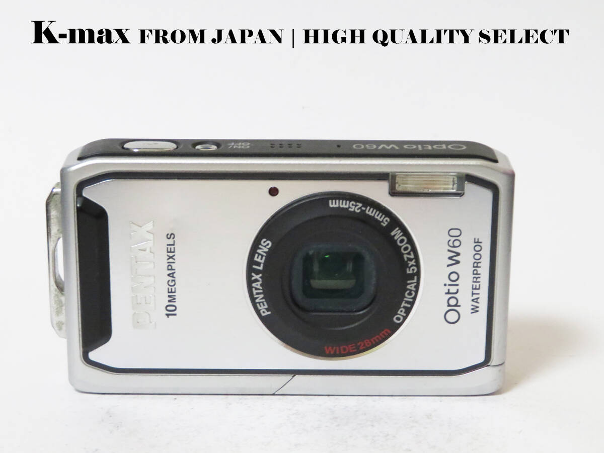 打痕あり【極上美品】 Pentax Optio W60 Silver 正常動作品 [Top Mint] Y2K CCD Sensor Classic #8807