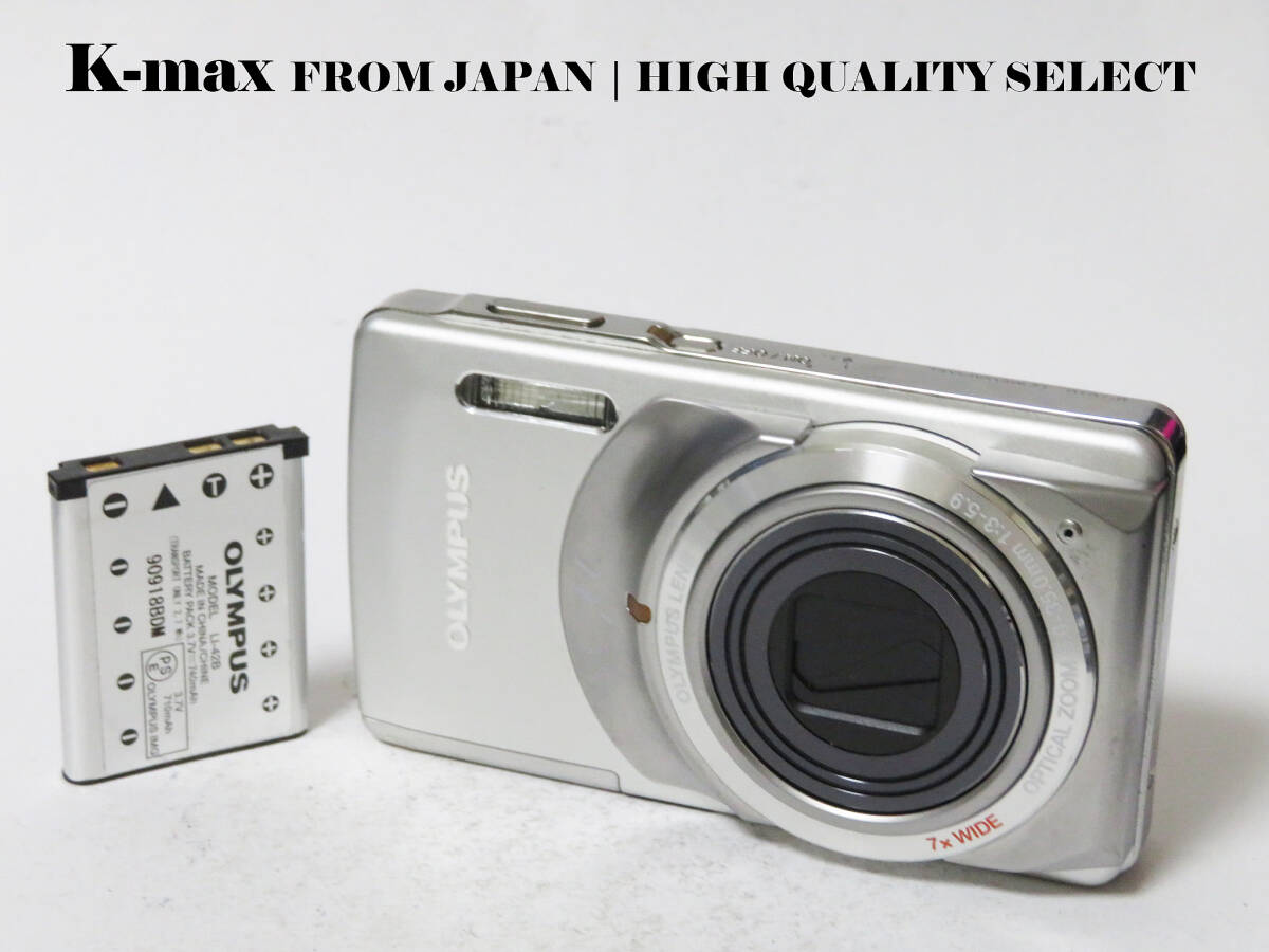 【極上美品】 Olympus μ-7010 Silver 正常動作品 [Top Mint] Y2K CCD Sensor Classic #8817