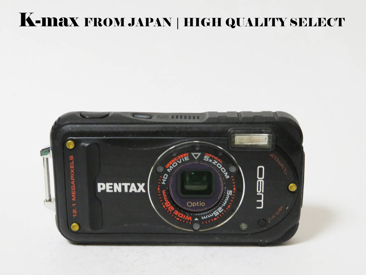 訳あり品 【極上美品】 Pentax Optio W90 Black 正常動作品 [Top Mint] Y2K CCD Sensor Classic #8823