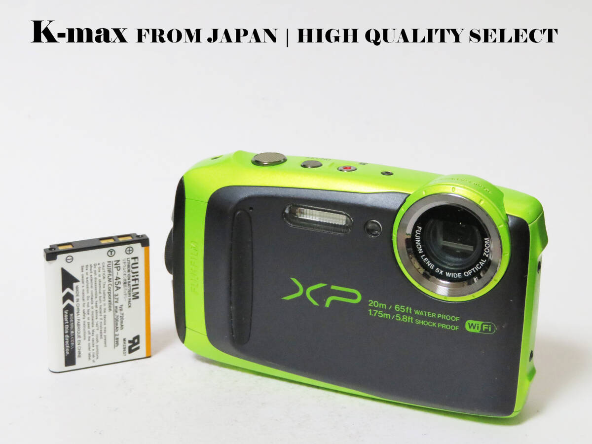 【極上美品】 Fujifilm FinePix XP120 Green 正常動作品 [Top Mint] Y2K CCD Sensor Classic #8854