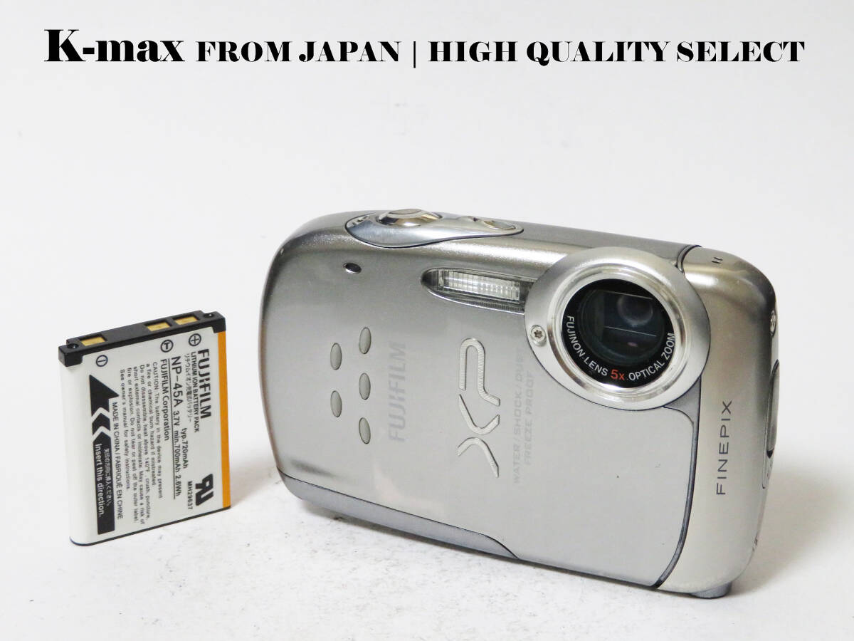 【極上美品】 Fujifilm FinePix XP10 Silver 正常動作品 [Top Mint] Y2K CCD Sensor Classic #8857
