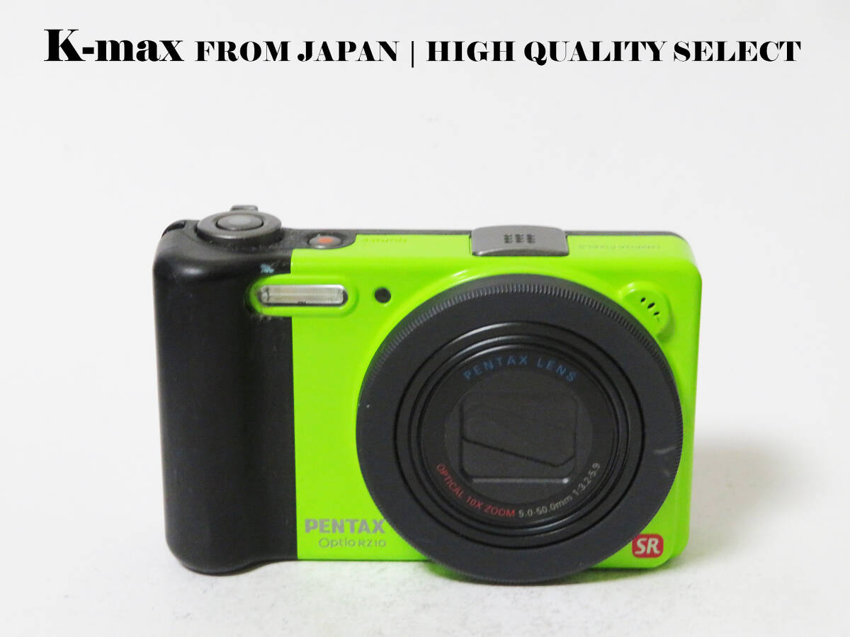 【極上美品】 Pentax Optio RZ10 Lime Green 正常動作品 [Top Mint] Y2K CCD Sensor Classic #8892