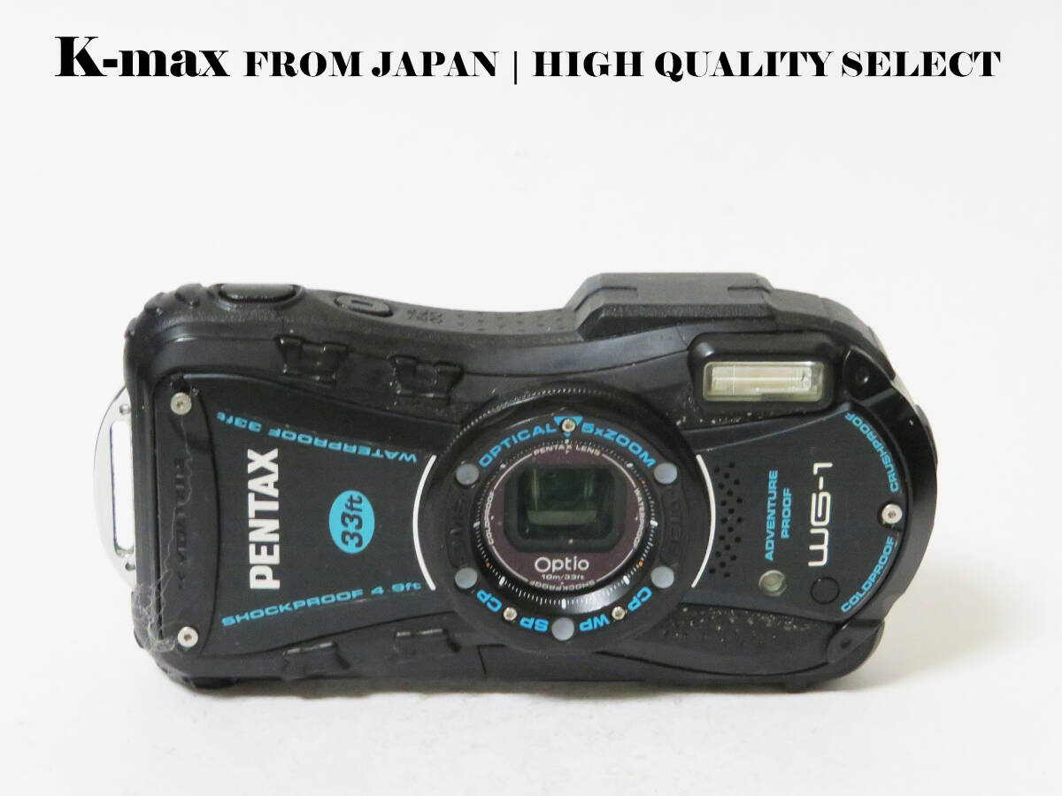 【極上美品】 Pentax Optio WG-1 Black 正常動作品 [Top Mint] Y2K CCD Sensor Classic #8899