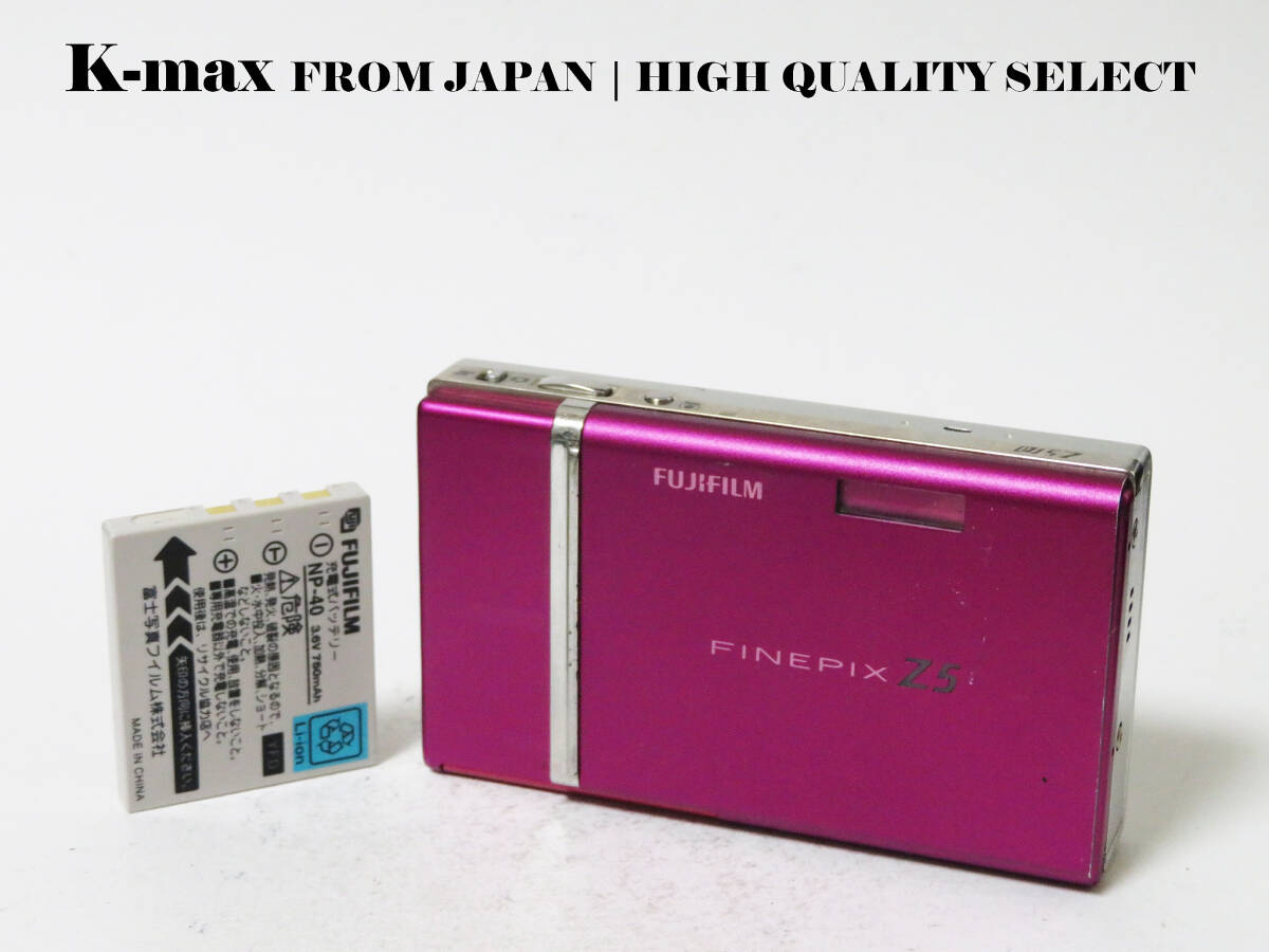 【極上美品】 Fujifilm FinePix Z5fd Pink 正常動作品 [Top Mint] Y2K CCD Sensor Classic #8905