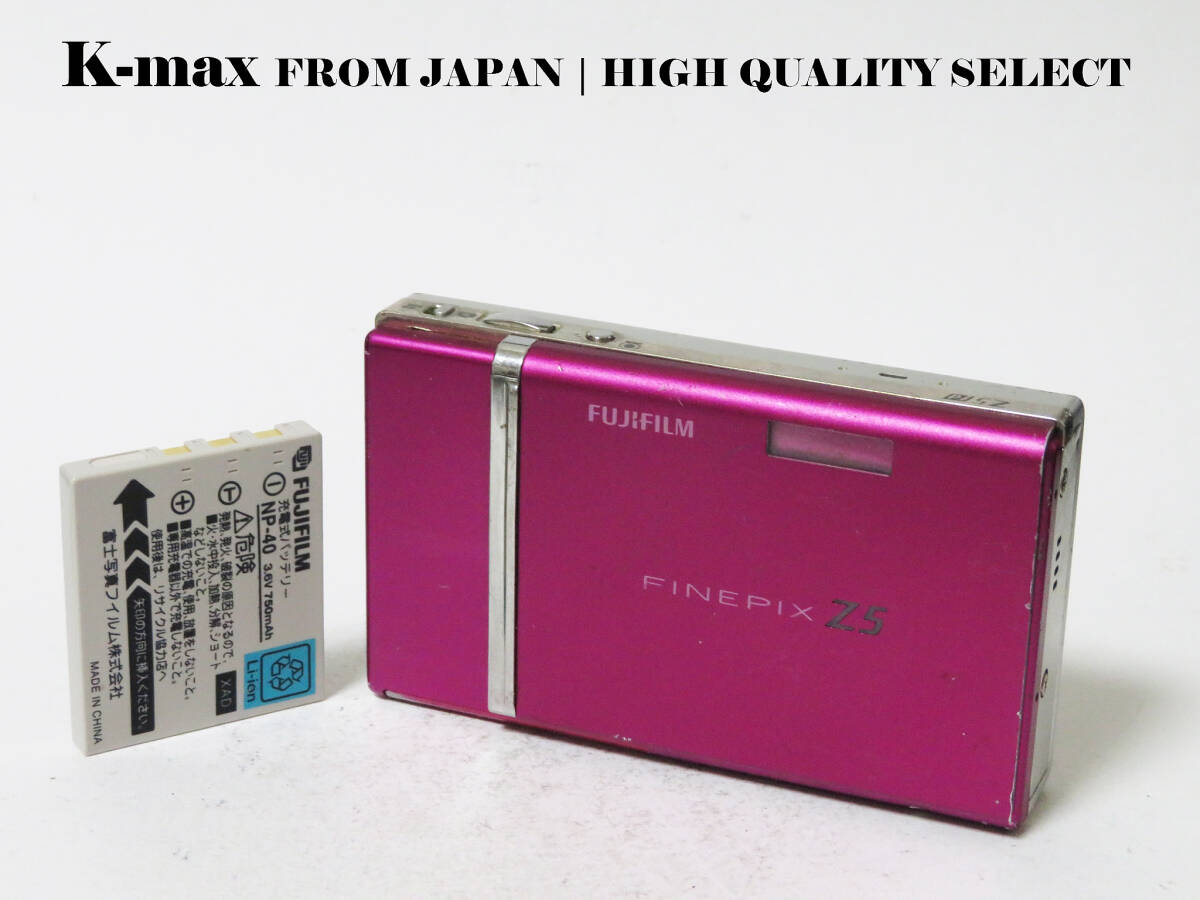 【極上美品】 Fujifilm FinePix Z5fd Pink 正常動作品 [Top Mint] Y2K CCD Sensor Classic #8907