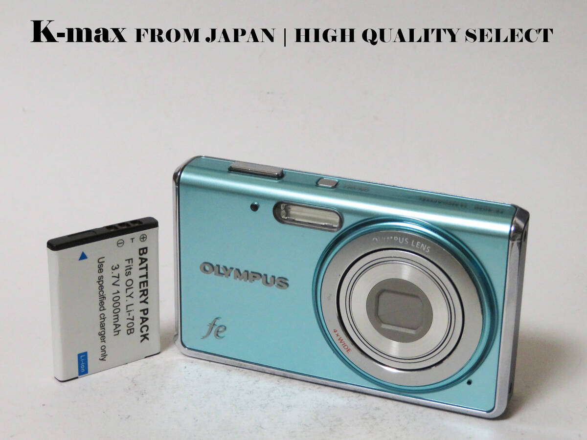 【極上美品】 Olympus FE-4020 Light Blue 正常動作品 [Top Mint] Y2K CCD Sensor Classic #8910