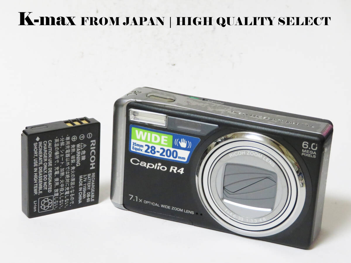 【極上美品】 Ricoh Caplio R4 Black 正常動作品 [Top Mint] Y2K CCD Sensor Classic #8975