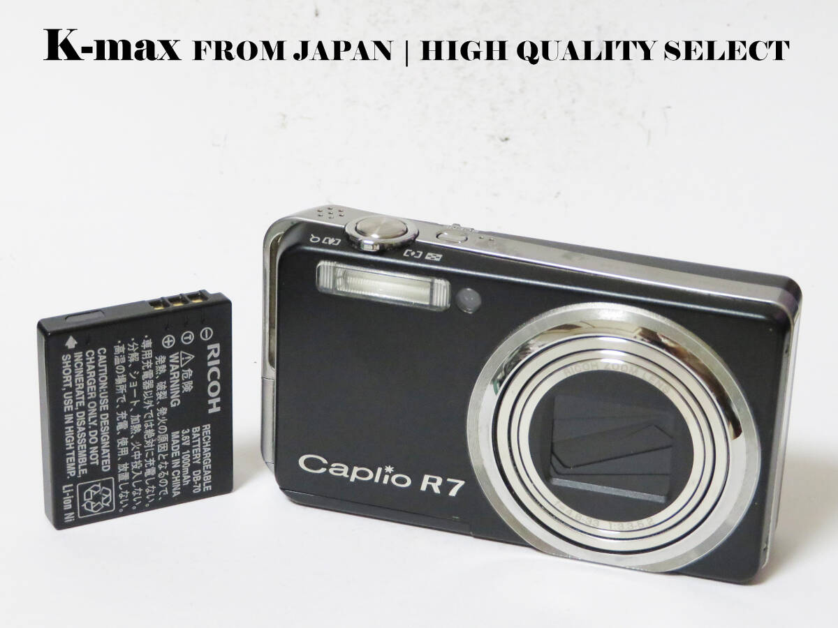【極上美品】 Ricoh Caplio R7 Black 正常動作品 [Top Mint] Y2K CCD Sensor Classic #8977