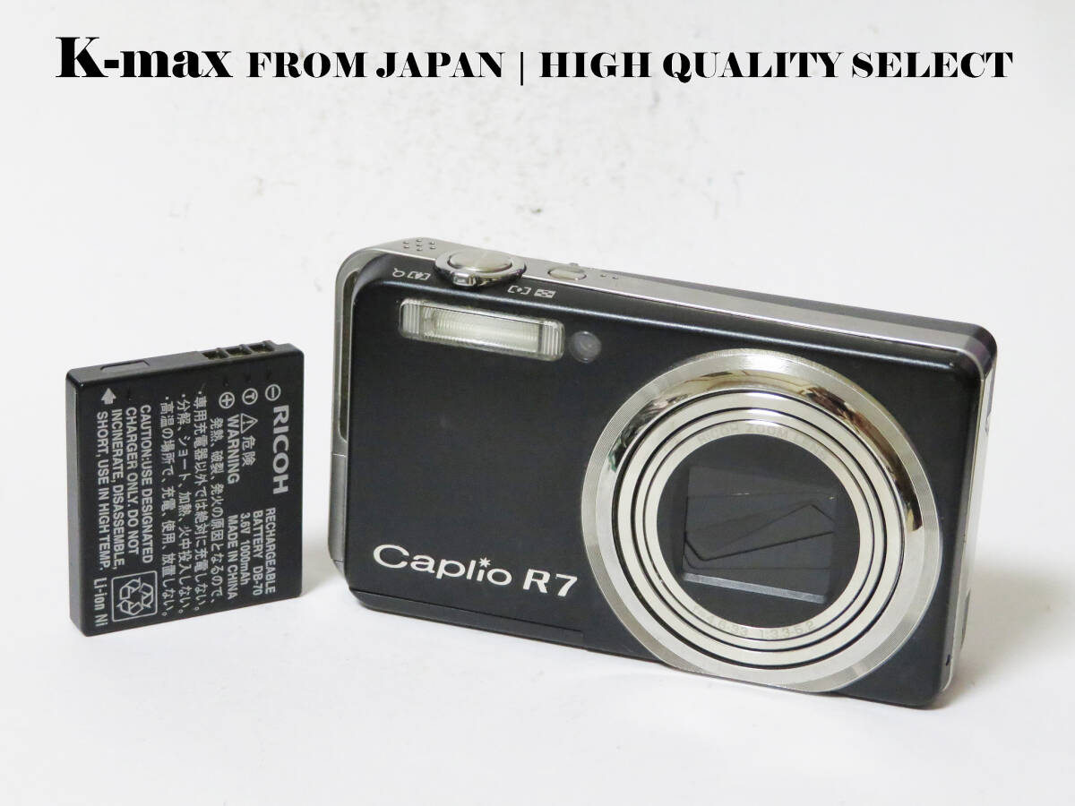 【極上美品】 Ricoh Caplio R7 Black 正常動作品 [Top Mint] Y2K CCD Sensor Classic #8979