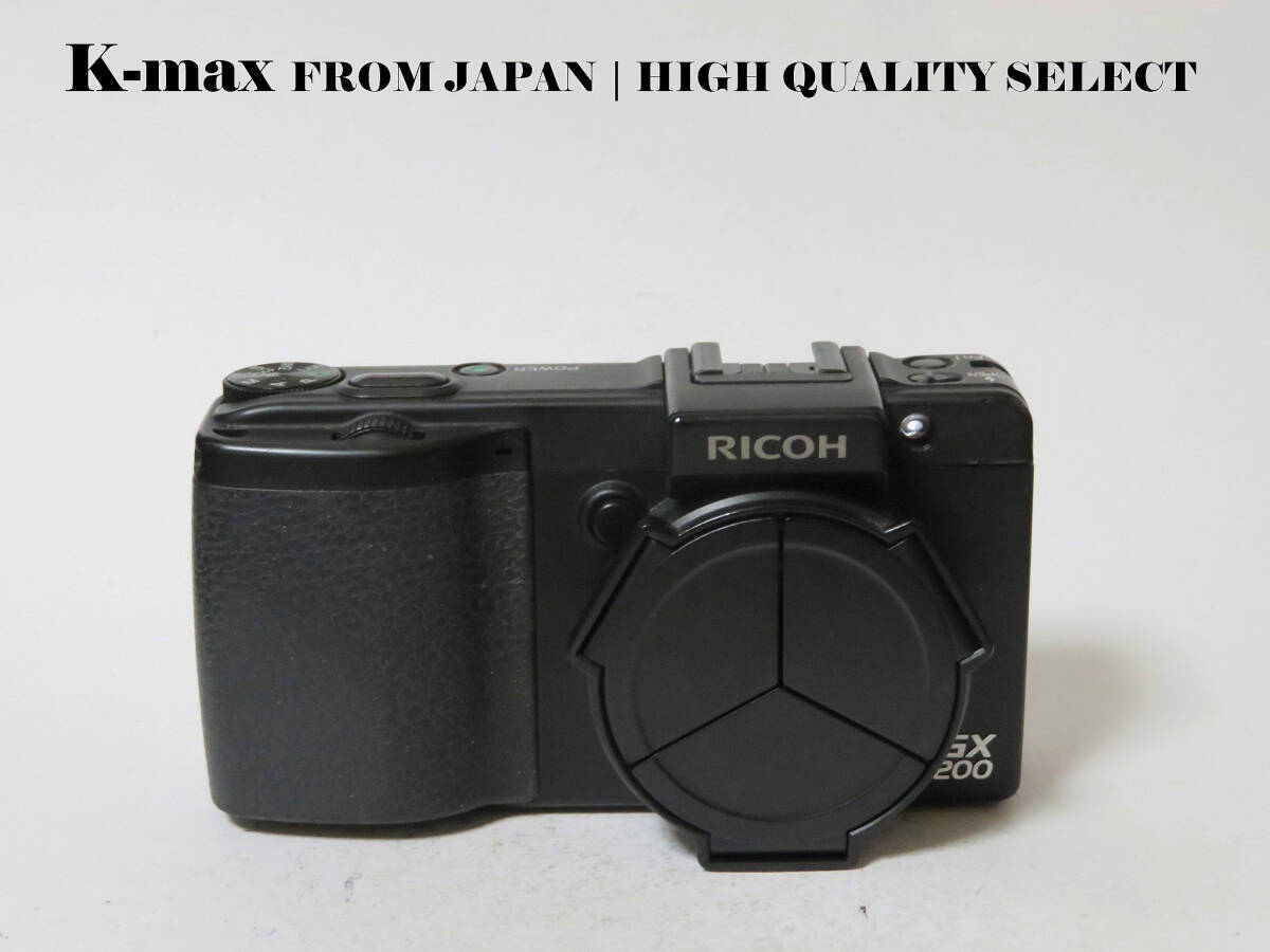 ジャンク品 【極上美品】 Ricoh GX200 Black 正常動作品 [Top Mint] Y2K CCD Sensor Classic #8992