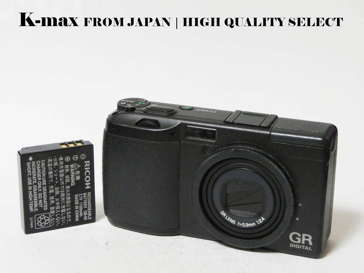【極上美品】 Ricoh GR DIGITAL Black 正常動作品 [Top Mint] Y2K CCD Sensor Classic #8996