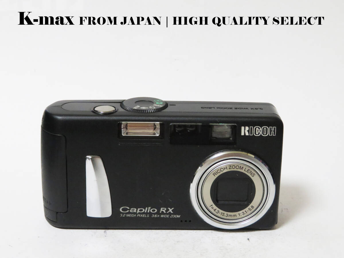 【極上美品】 Ricoh Caplio RX Black 正常動作品 [Top Mint] Y2K CCD Sensor Classic #8998