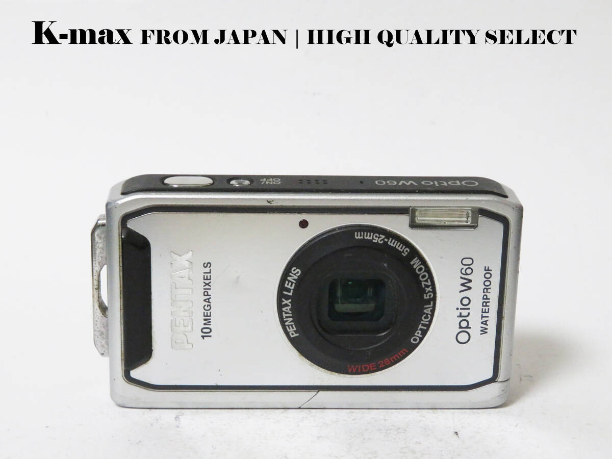 打痕あり【極上美品】 Pentax Optio W60 Silver 正常動作品 [Top Mint] Y2K CCD Sensor Classic #9000