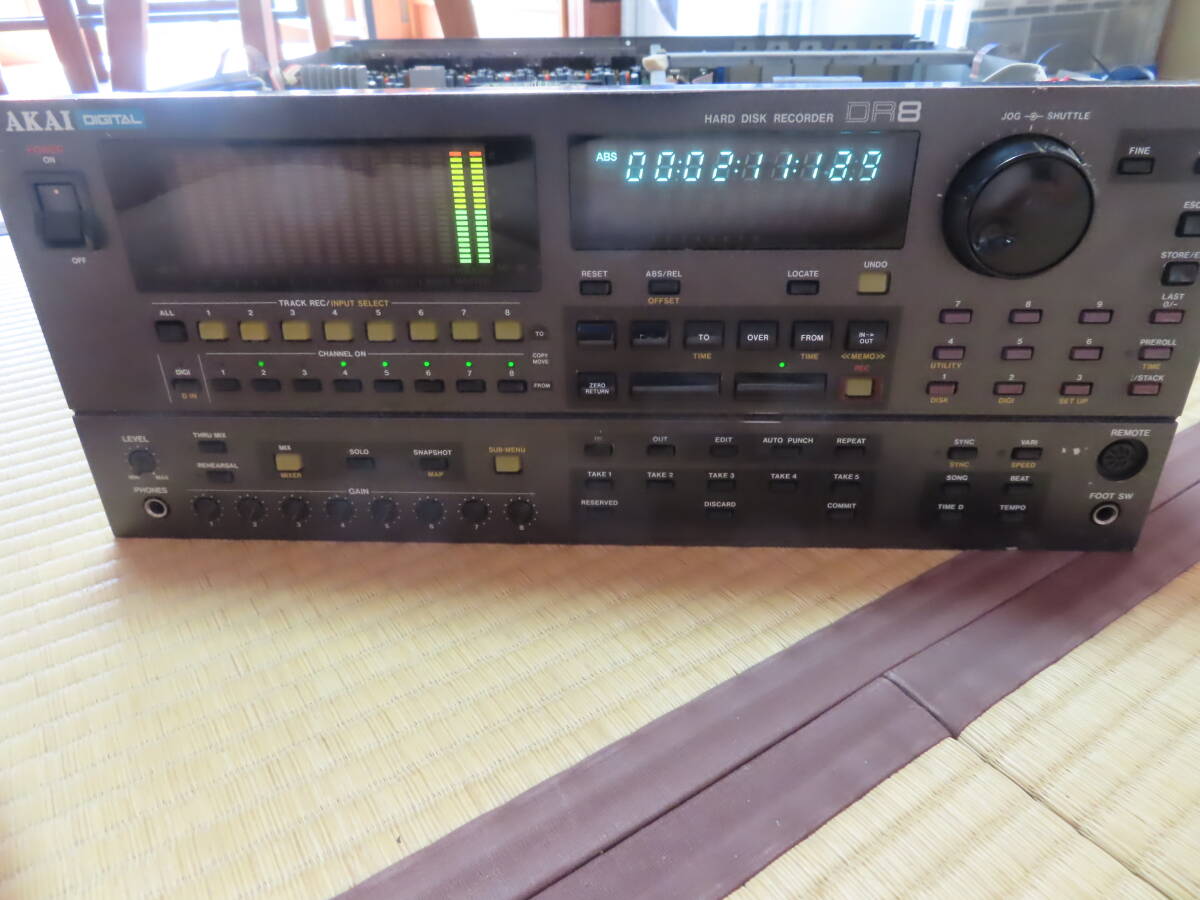  AKAI アカイ DIGITAL DR8 ver. 2.0 HARD DISK RECORDER DR8 マルチトラックレコーダー