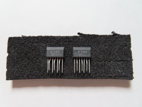 【未使用】TOSHIBA デュアルJ FET 2SK389-GR ２個まとめて 【在庫 2 セット限り】