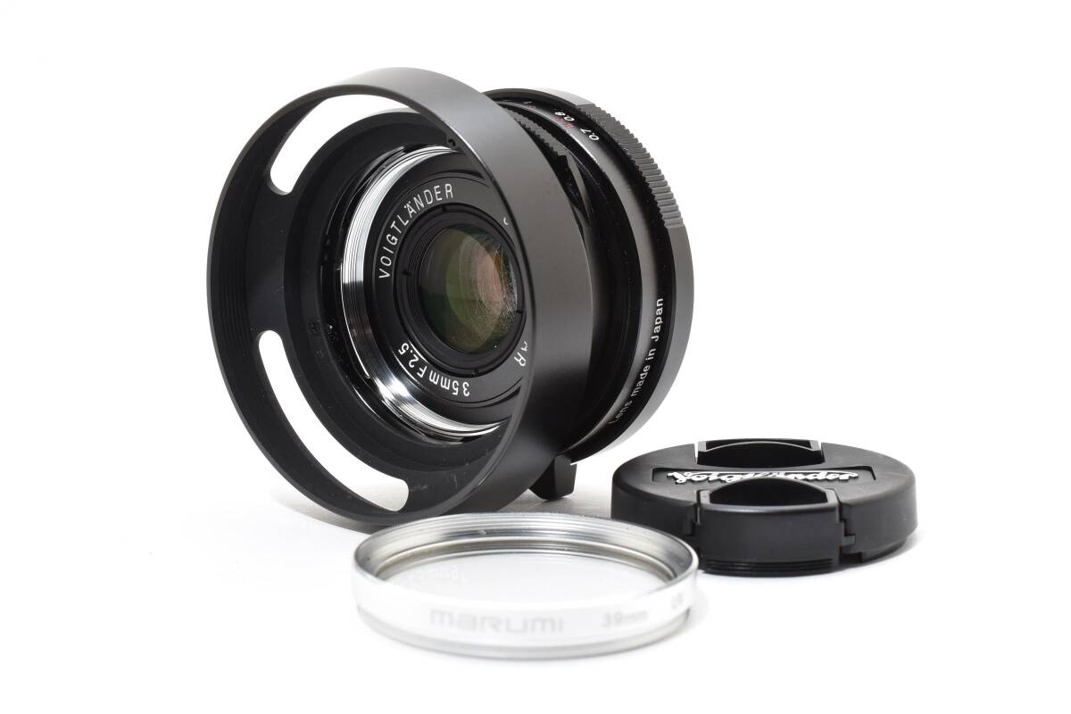 #5435 【訳あり実用品】 Voigtlander COLOR-SKOPAR 35mm F2.5 PII VM フォクトレンダー カラスコ フード付 ★前玉カビあり・現状品★