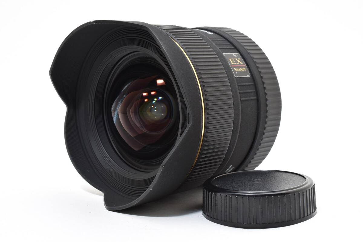 #5442 【訳あり実用品】 SIGMA 12-24mm F4.5-5.6 EX DG HSM ニコン用 シグマ フルサイズ対応 ★前玉コーティング剥がれ・動作OK★