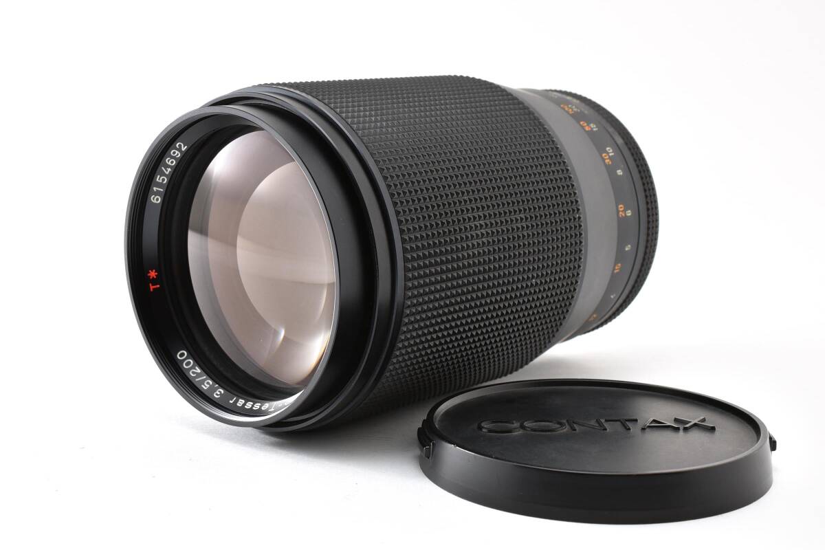 #5473 CONTAX Carl Zeiss Tele-Tessar 200mm F3.5 T* AEG コンタックス 望遠単焦点 実用訳あり品