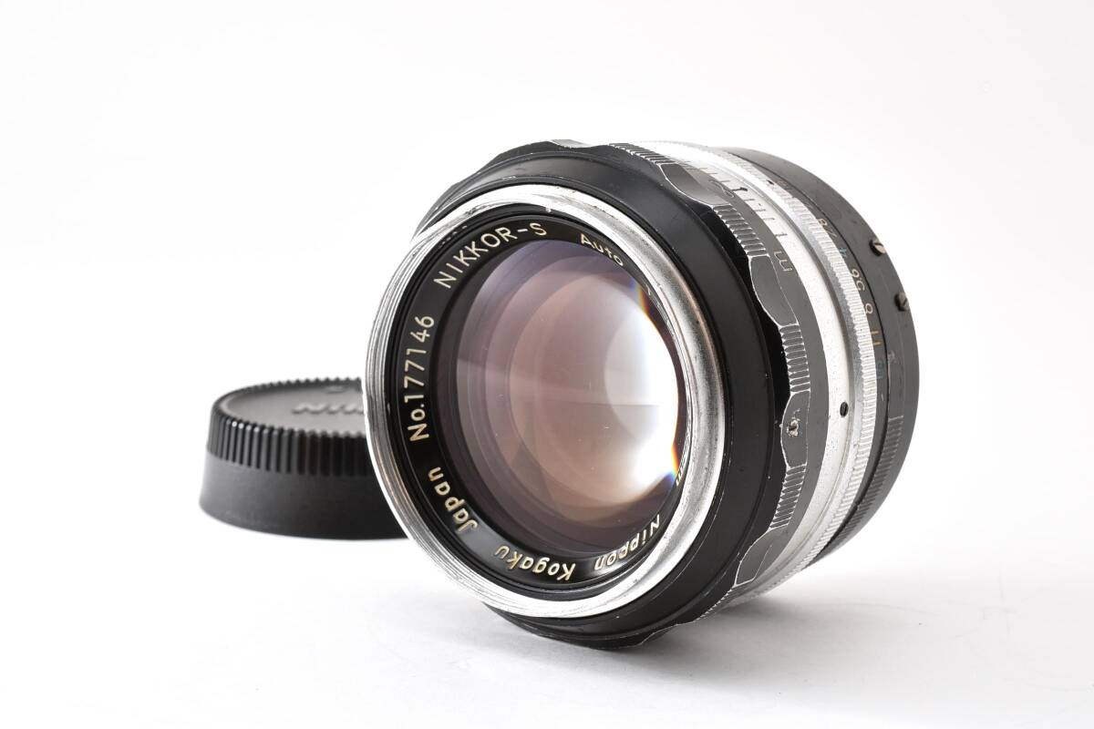 #5483 【希少・PAT.PEND刻印】 Nikon NIKKOR-S Auto 5.8cm F1.4 ニコン 初期型 オールドレンズ ★現状お渡し品★