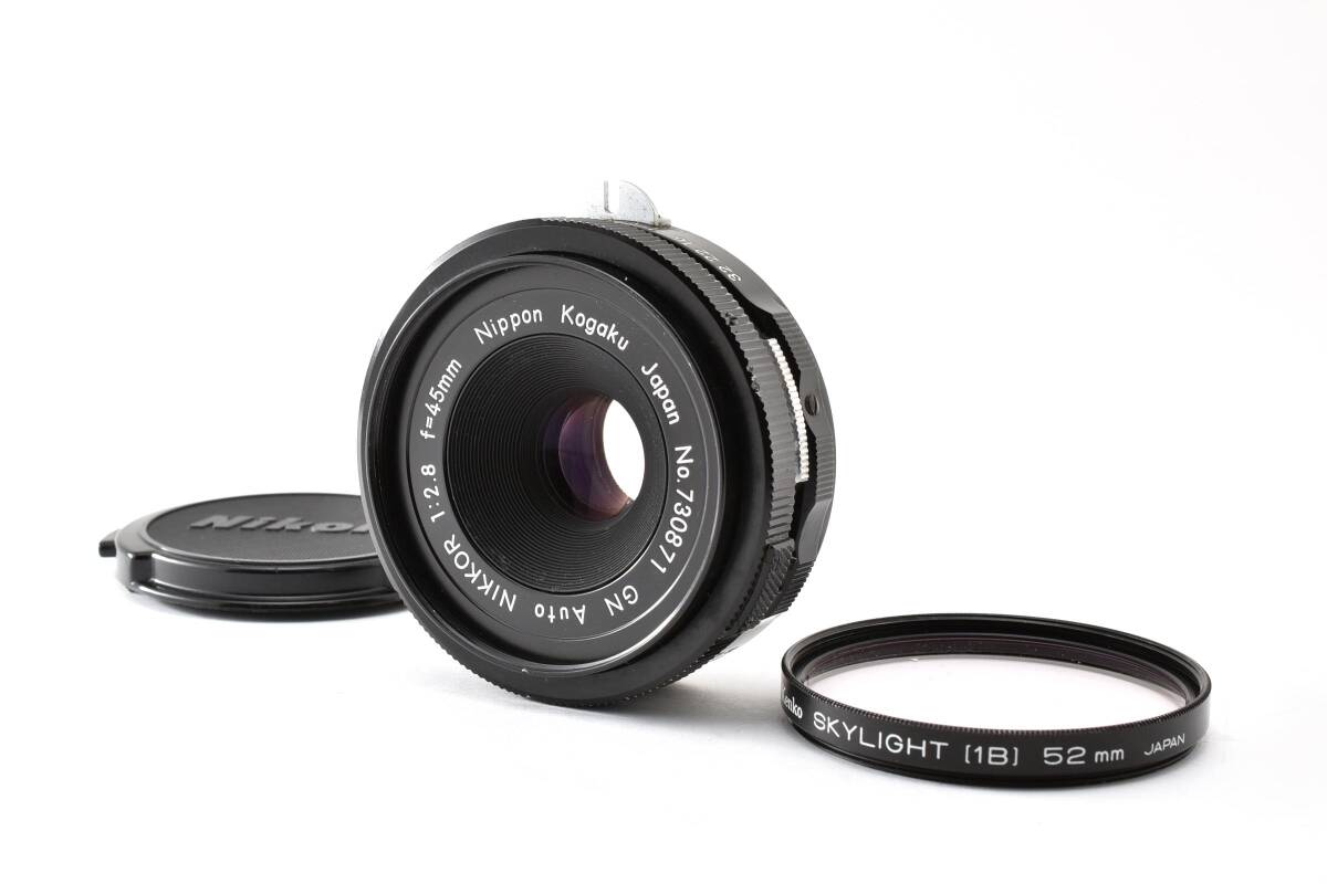#5485 【実動品】 Nikon GN Auto Nikkor 45mm F2.8 ニコン パンケーキレンズ オールドレンズ ★現状お渡し・実用品★