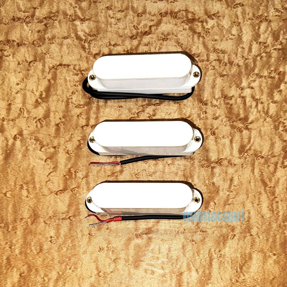 新品Eric Custom StratocasterストラトAlnico Pickupピックアップ Neck/Middle/Bridge Set White SMDA35 Hum Cancellingエリック カスタム