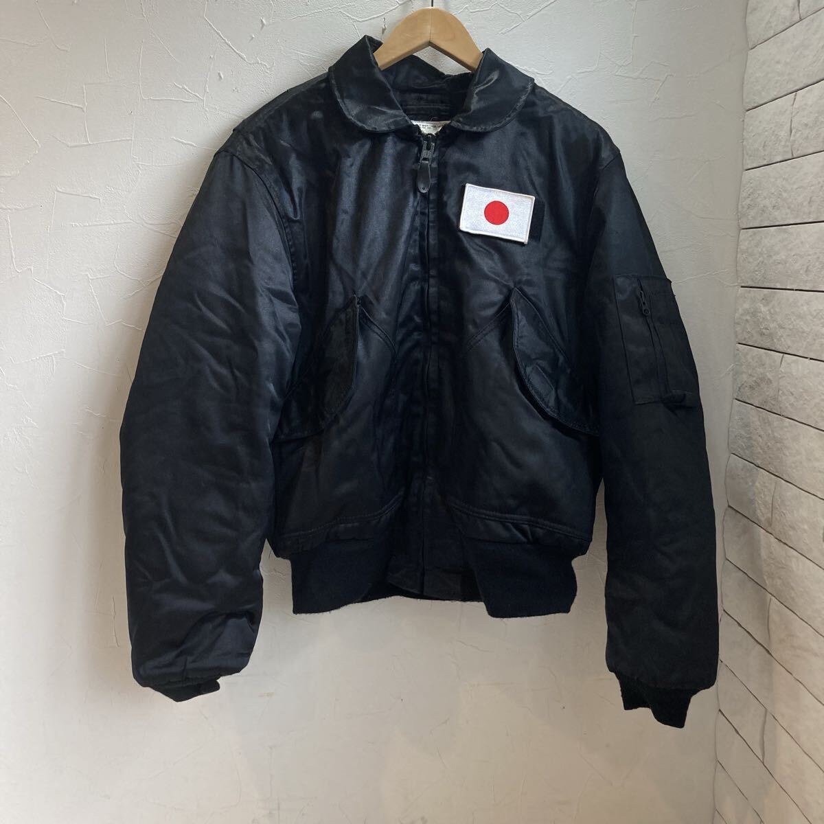 スピワック　フライトジャケット　USA製　CWU55P ブラック　Mサイズ　【KU40】（7）