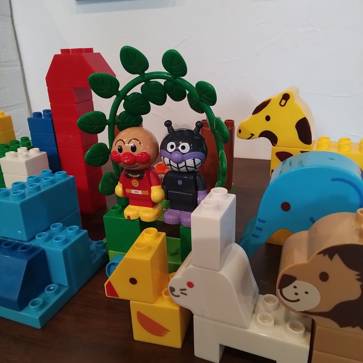 アンパンマンとなかよしどうぶつバケツ バンダイ ブロックラボ 動物 まとめ売り 【T24749】(7)