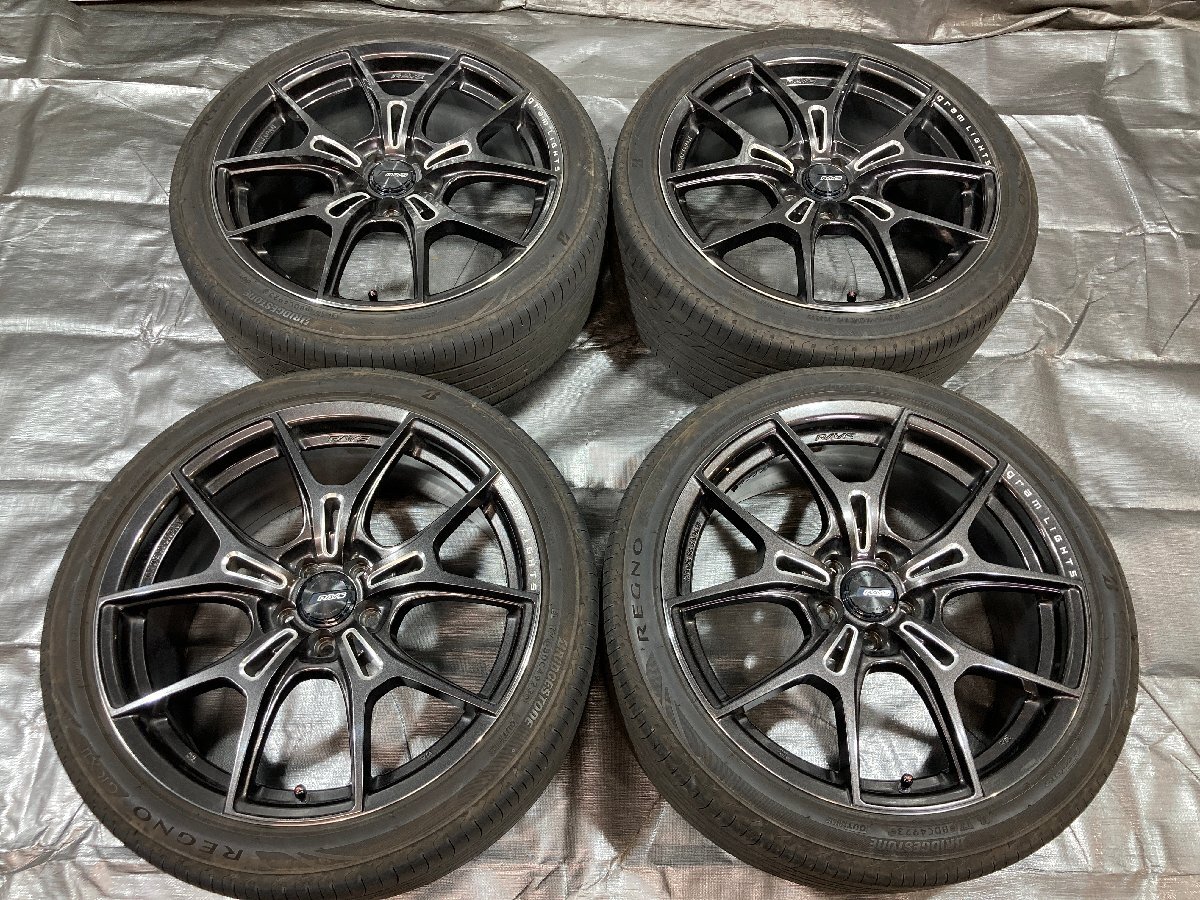 レイズ グラムライツ GL-57FXZ ブラック系 ホイール 18×8.0J＋45 PCD100 ZN6 86 ZC6 BRZ [15QF10]