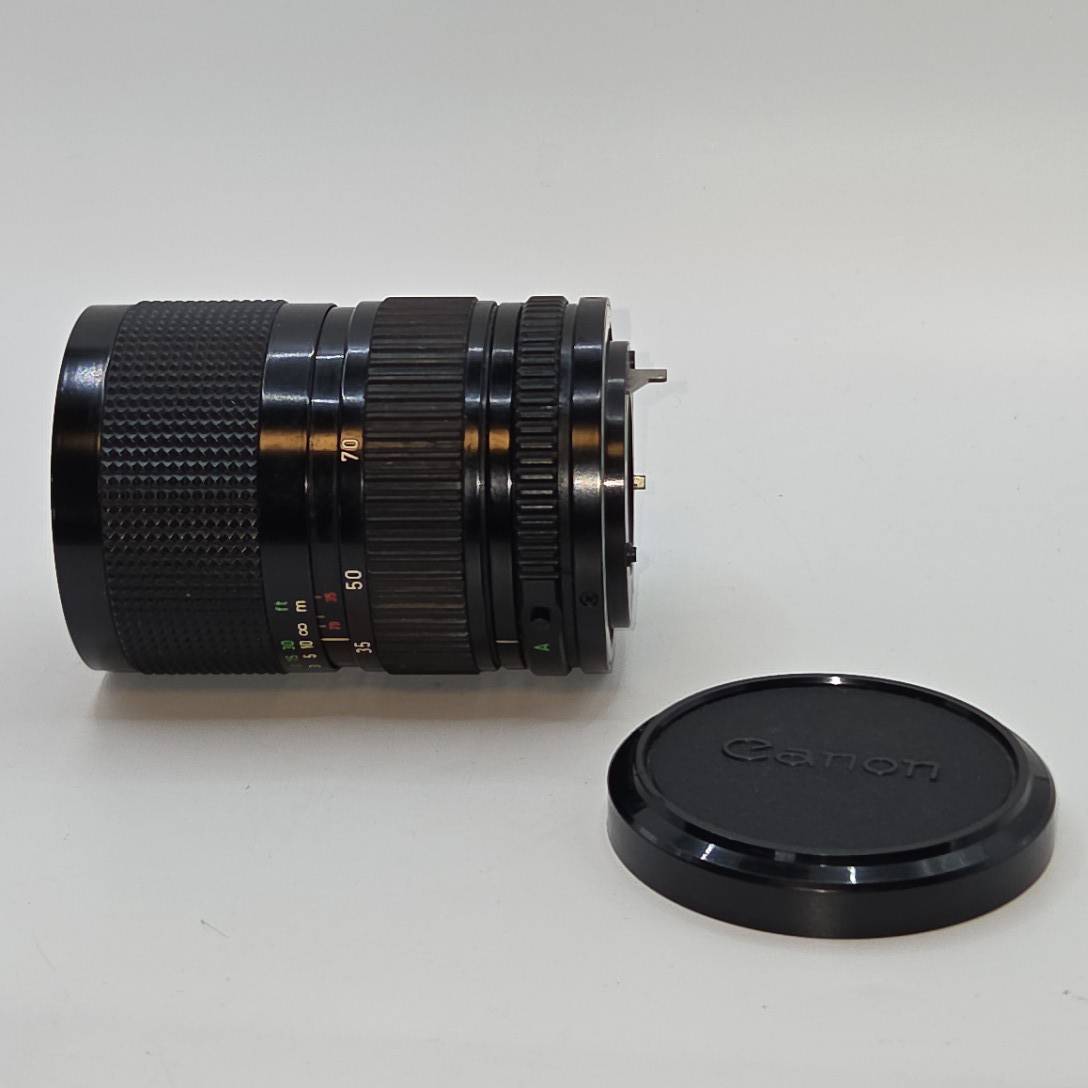 キヤノン Canon New FD 35-70mm F4 標準ズームレンズ FDマウント 前期型 純正レンズキャップ付き　B797