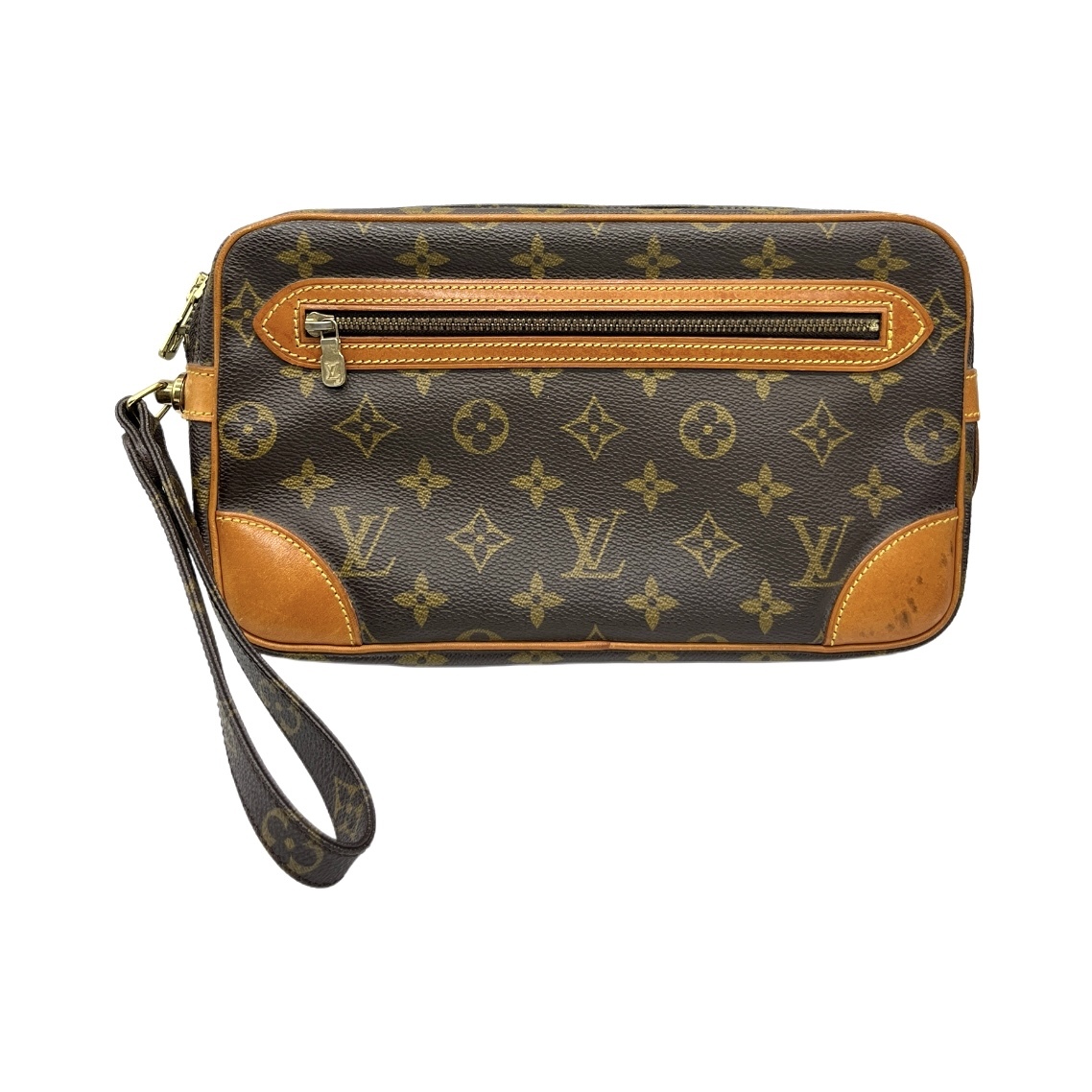 LOUIS VUITTON Monogram Marly Dragonne Clutch Second Bag ルイヴィトン マルリードラゴンヌ セカンドバッグ